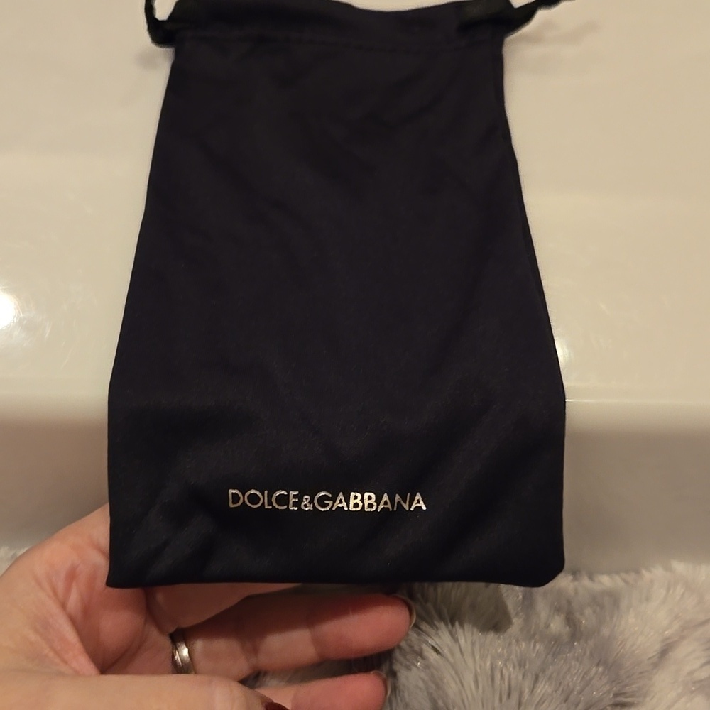 Dolce & Gabbana Black on Zebra Gray Gradient Sunglasses Brand New In Box - Picture 10 of 14